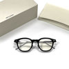 2024 new GM pure titanium glasses frame retro men's and women's fashion plate round frame glasses frame with myopia
