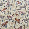 [80-Count Thickeneded American Long-Staple Cotton] Gymkhana Pony Domestic Replacement Pure Cotton Thin Soft Printed Fabric