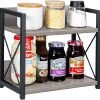 Iron-wood Combined Storage Rack Kitchen seasoning Rack Bathroom Storage Rack Layered Storage Rack Cosmetic Multi-layer Storage Rack