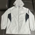 3-2627 lightweight hooded windbreaker - flamenco white