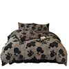 Category a Maternal and Infant Rabbit Velvet Milk Velvet Bed Cover Four-Piece Set Maillard High Weight Thickeneded Winter Warm Four-Piece Set