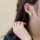 Серебряная игла 925 пробы, корейская версия французских жемчужных сережек с темпераментом, высококачественные серьги с цветами любви, универсальные серьги для женщин оптом mini 25