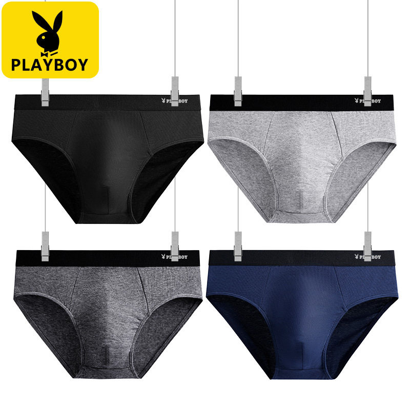 One-piece delivery free shipping boxed men's briefs men's bottom shorts cotton shorts head breathable fashion brand plus size