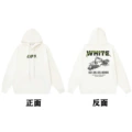 19 white of hooded sweatshirt