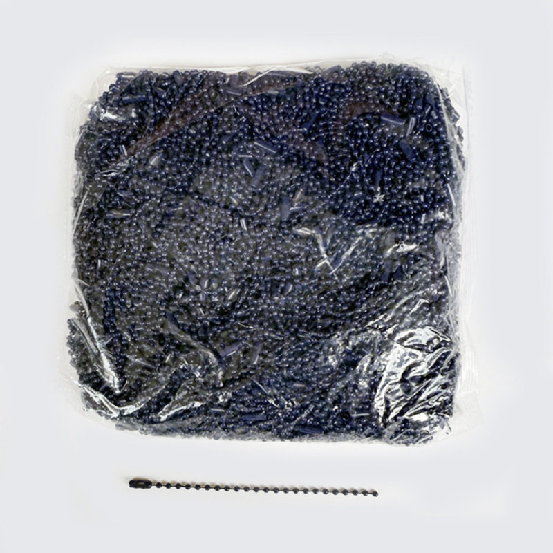 珠链现货批发彩色烤漆波珠链圆珠链diy饰品配件挂链链条吊牌链子