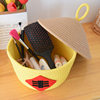 New Toy Cosmetic Storage Basket Desktop Woven Snack Storage Box with Lid Sundries Storage Decorative Storage Basket