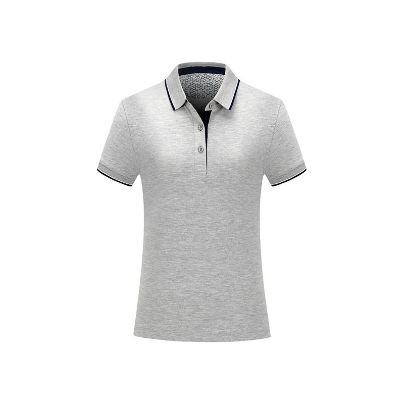 桑蚕丝翻领短袖polo衫工作服t恤广告文化衫厂服工衣定制印字logo
