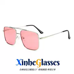 2323P Polarized Double-Beam Metal Sunglasses Retro Sports Casual Sunglasses Export Cross-Border Amazon Tiktok