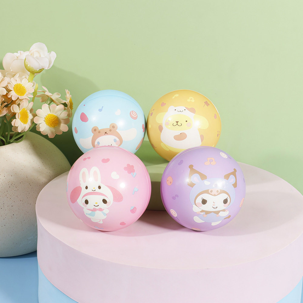 Children's Bouncy Ball Pu Foam Sponge Silent Ball Sports Football Toy Colorfulful Pressure Small Leather Ball Family Interaction