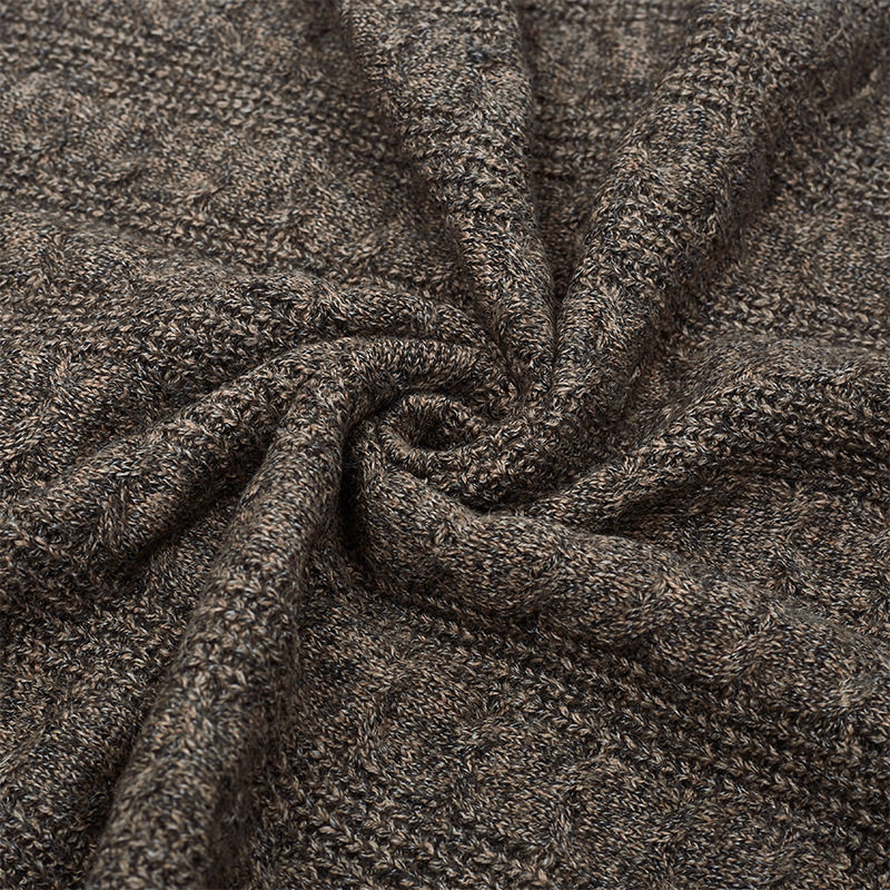 Blended Thick Needle Sweater Knitted Fabric Home Textile Home Decoration Blanket New Knitted Clothing Shoes and Hats Luggage Fabric