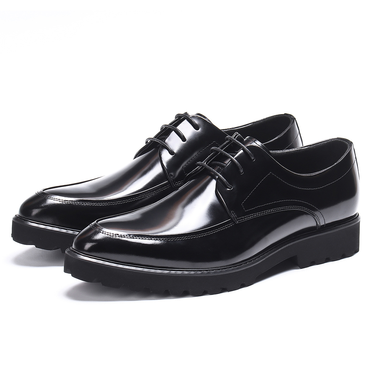 Chỉ Size 39 Sale Sốc: Giày Da Nam Shenoa Mũi Nhọn Tăng Chiều Cao Đế Cao Giày Dép Nam Chất Liệu Da Bò G06 Sản Phẩm Mới, (Miễn Phí Vận Chuyển Toàn Quốc).