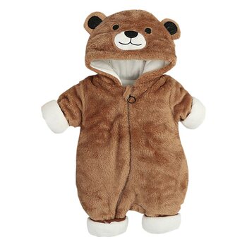 Clothes for Autumn and Winter, Baby Cotton-Padded Jumpsuits, Warm Crawling Suits, Baby Thickeneded Cuddle Clothes, Winter Clothing, Cold-Proof Flannel for Infants and Children