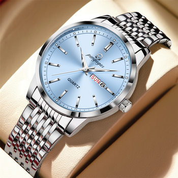 Swiss Brand Men's Watch New Ultra-Thin Waterproof Quartz Watch Live Broadcast Foreign Trade Hot Model Dropshipping Luminous