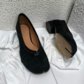 3.5cm black pleated sheep velvet