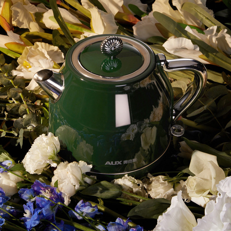 Ox vintage kettle household electric kettle automatic power-off stainless steel dedicated boiling kettle tea making