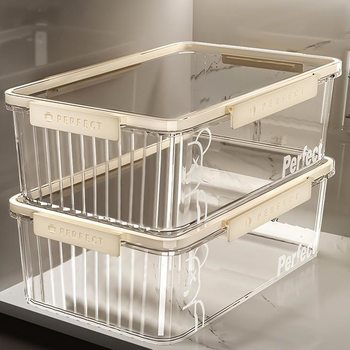 Fresh-Keeping Box Frozen Food Large-Capacity Storage Box Refrigerator Storage Fruit Dumplings Vegetable Sealed Box