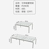 Kitchen Storage Rack Wholesale Plastic Space-saving Punch-free Home Wardrobe Dormitory Shoes Slippers Storage Laminated Rack