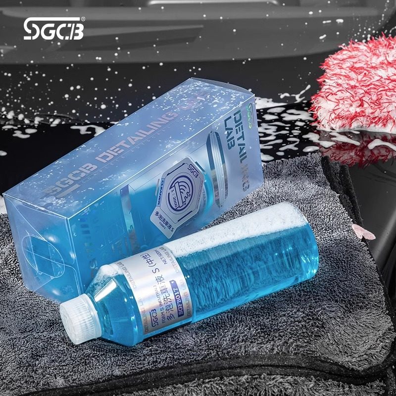 SGCB new grid PA Pre-lotion neutral car wash liquid strong decontamination high foam cleaning agent car black and white car cleaning