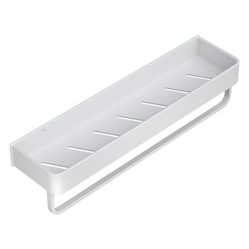 White Kitchen Storage Rack Punch-free Seasoning Storage Shelf Wall-mounted Kitchen Supplies Storage and Finishing Set