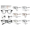K9152 New Vintage Glasses Women's Ins Small Frame Plain Glasses Frame All-match TR Glasses Anti-blue Glasses Frame