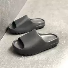 Putian Pure Original Trendy Brand Yeezy Slippers Steel-Printed Version Non-Slip Durable Men's Sandals with a Stepping-On-Clouds Feel Women's Sandals