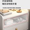 Bedside Table Simple Modern Solid Wood Leg Storage Cabinet Small Simple Bedroom Home 2024 New Bedside Storage Rack