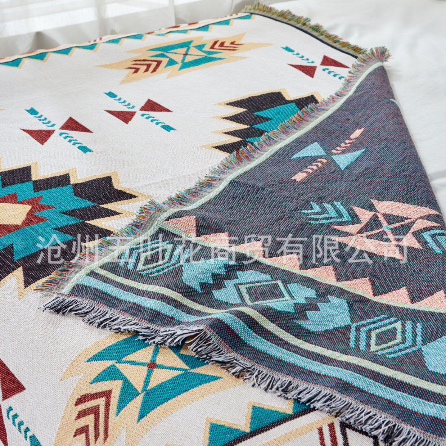 Jacquard Sofa Towel Suitable for All Seasons, Dust-Proof Decorative Throw Blanket, Outdoor Multi-Purpose Camping Blanket, Thread Blanket, Picnic Mat