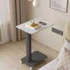 Cream Style Bedside Table Small Bedroom Home Simple Modern Light Luxury Alternative Iron Mobile Storage Rack Side Table