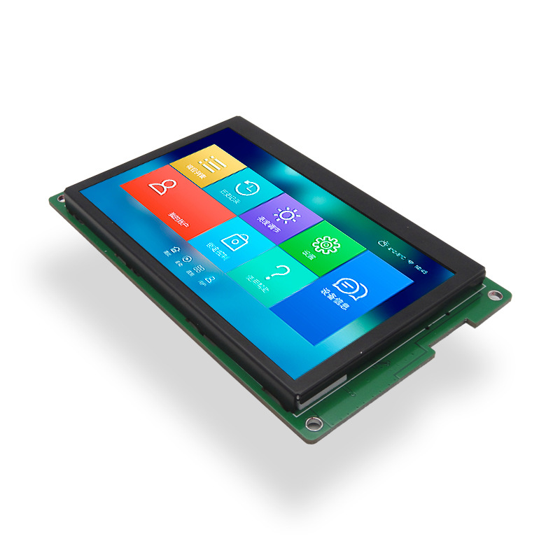 厂家直销4.3寸串口屏TFT电阻触摸屏模块LCD液晶显示屏可兼容迪文 - 图0