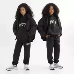 Essentials Children's Sweatshirt 1977 Set Trendy Children's Clothing Autumn Street Style Long-Sleeve Hooded for Boys and Girls