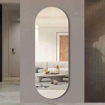 Acrylic Soft Mirror Wall-Mounted Self-Adhesive Full-Length Mirror Door Hanging Wall Hanging Door Punch-Free Hidden Wardrobe Dressing Mirror
