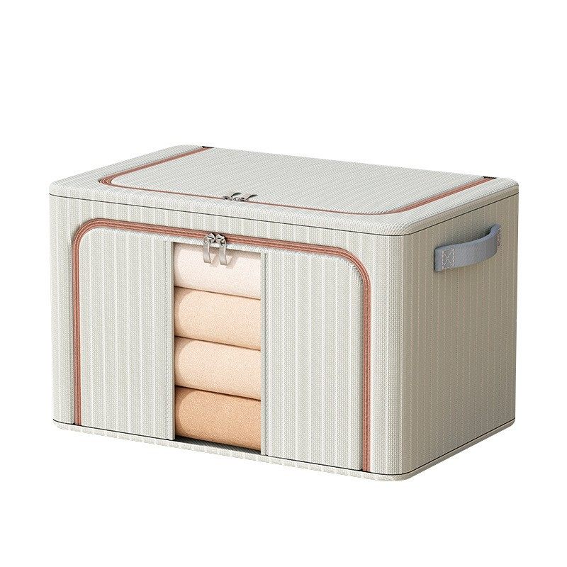 Large-Capacity Foldable Clothing Storage Box Oxford Cloth Wardrobe Storage Box Moving Quilt Storage Box