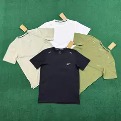 New Quick-Drying Short-Sleeved Summer Ice Silk T-Shirt Loose Top for Running, Fitness, Outdoor Breathable Sports Training and Leisure T-Shirt