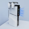PS5slim host rear cooling fan with RGB light effect PS5 game handle two-seat charging two-in-one suit