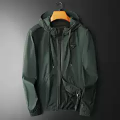 New Arrival Casual Hooded Jacket for Men Spring Fashion Light Luxury Streetwear Coat