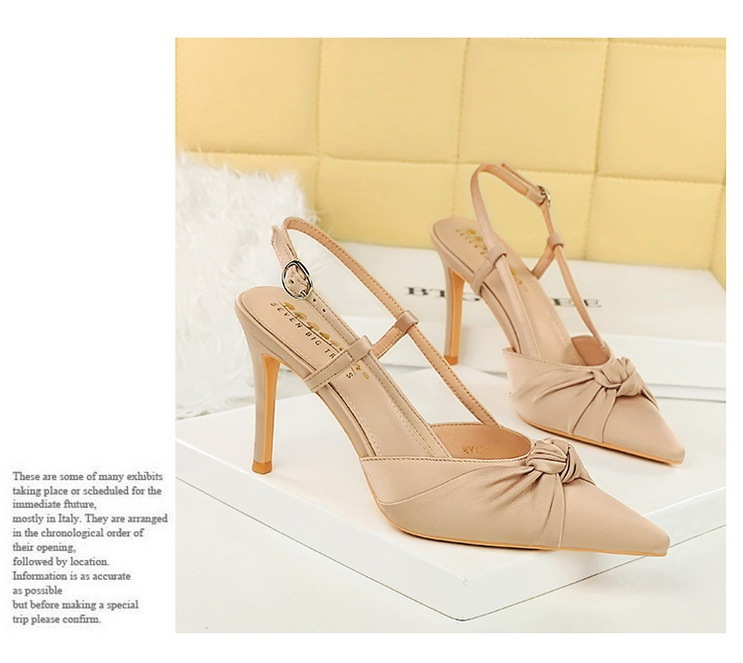 Giày cao gót nữ mũi nhọn gót nhọn 9cm mặt lụa satin thắt nơ phong cách dự tiệc — Màu đen, Màu đỏ rượu, Màu sâm panh, Màu xanh da trời