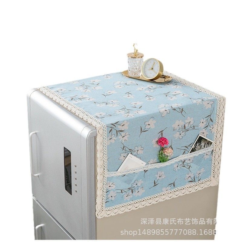 Factory wholesale refrigerator towel cover cloth dust cover cloth cover towel refrigerator single door double door beauty Haier universal