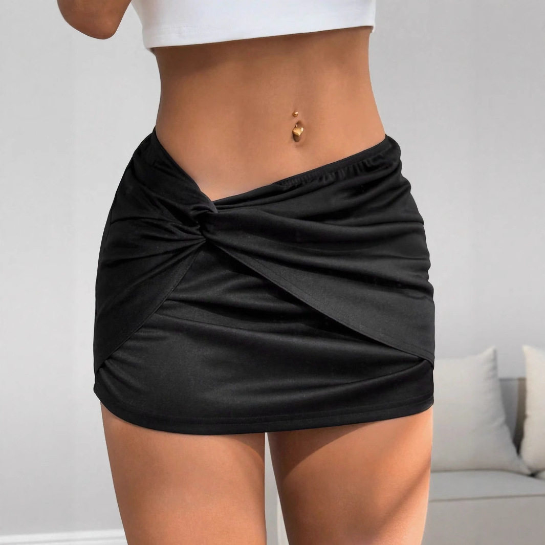 Fashionable A Line Mini Skirt Versatile Trendy Womens Apparel Perfect for Casual Outings Wholesale Available