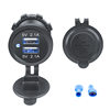 Aliexpress Cross-Border Motorcycle Scooter Car Modified Dual USB Modified with Light Car Charger Waterproof