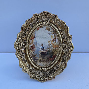 European-style resin photo frame American-style creative wedding photo resin photo frame decoration living room soft decoration decoration