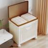 Clothes Storage Box Organizer Large Capacity Super Household Flip-Top Wheeled Foldable Clothing Quilt Storage Cabinet