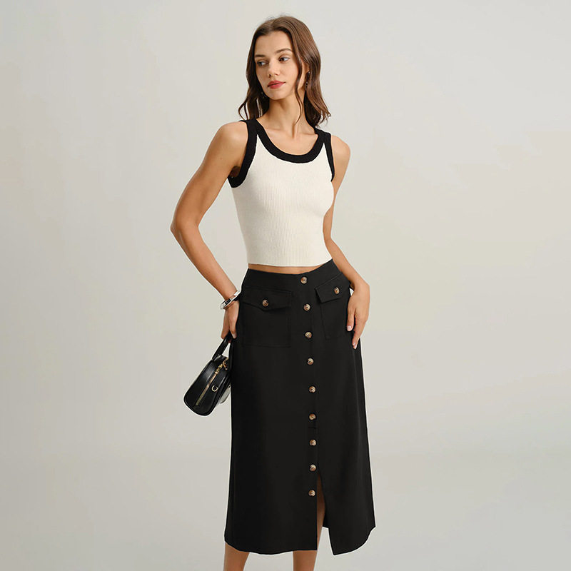 Wholesale Womens Skirts Black Multiple Sizes OEM ODM Supplier