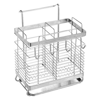Carefully Selected 304 Stainless Steel Chopstick Holder, Wall-Mounted, No-Drill Chopstick Basket, Draining Rack, Chopstick Storage Box