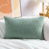 Pillow Cushion Pillowcase Sofa Living Room Rectangular Single Large Modern Simple Backrest Pillow Cover Without Core