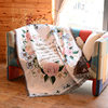 Export Single and Double Sofa Cushions, Floral Wreaths, Pure Cotton Thread Blankets, Tablecloths, Cover Towels, Tapestries, Bay Window Mats, Carpets, American-Style Home Decor