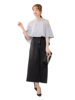 Cuiying Xia Xin Elegant Sleeve Lace Spliced Ruffle Top Slim Korean Style Wide Leg Pants Suit Women 88306