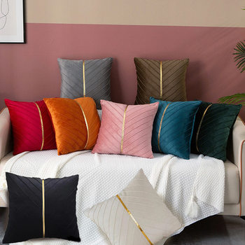 Sofa pillow bedside pillow pillowcase ins velvet Dutch velvet living room sofa cushion office lumbar support