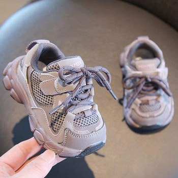 Baby Sports Shoes 1 to 2 Years Old Baby Toddler Shoes Soft Sole Casual Shoes Spring and Autum Boys' Shoes Girls' Flats