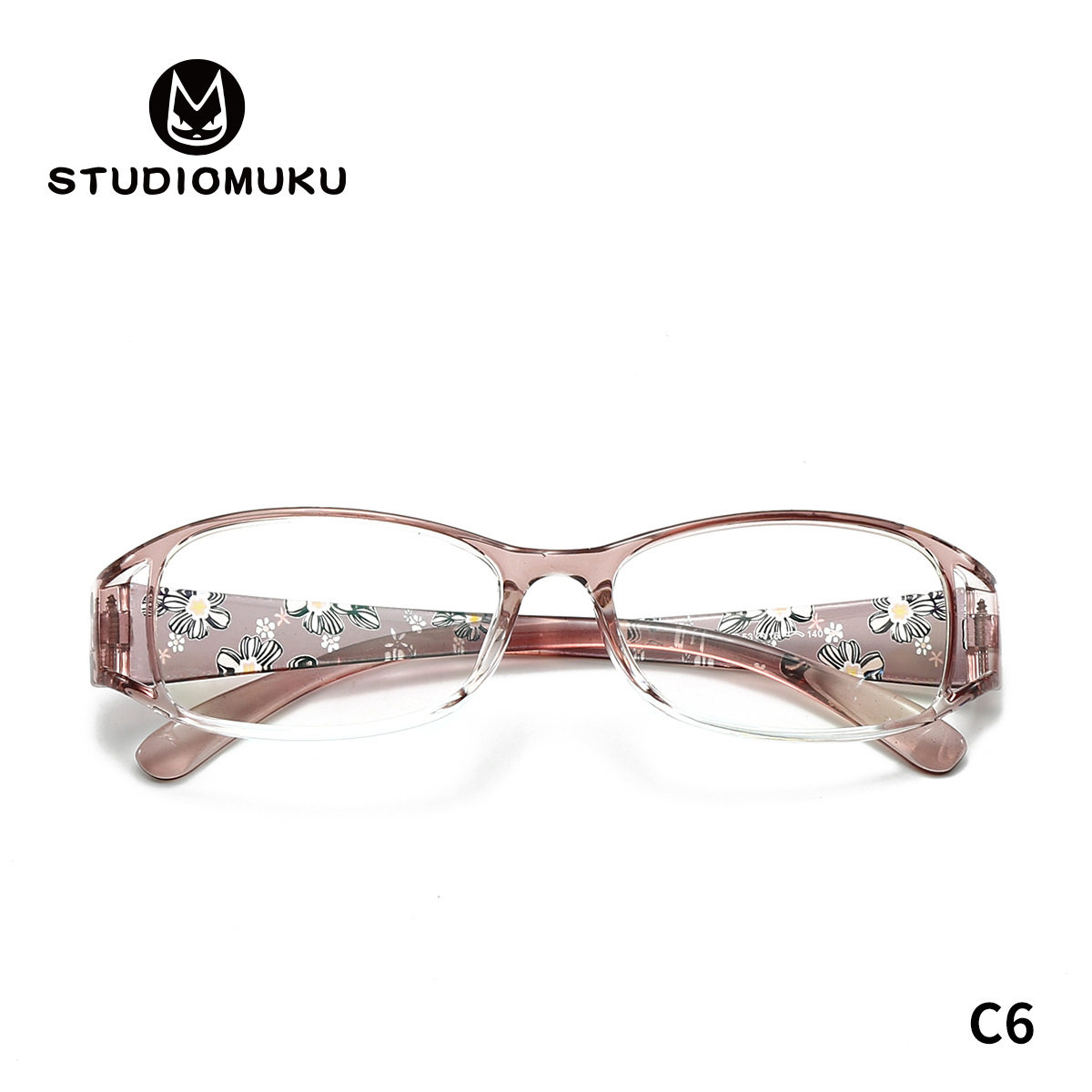 STUDIOMUKU wooden cool glasses instant cross-border reading glasses oval comfortable glasses frame glasses frame