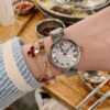 Timini Watch Wholesale Simple Temperament Retro Roman Literal Solid Steel Band Watch High-End Men's and Women's Couple Watch